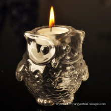 Bougeoir personnalisé Owl Crystal Owl